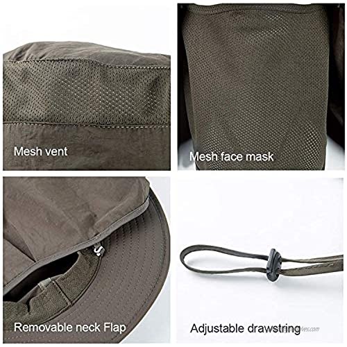 Alician Fishing hat Outdoor Sun Protection for Men