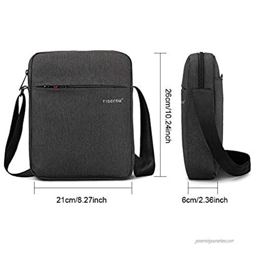 BAIGIO Men's Messenger Bag Small Crossbody Bags Travel Bag Man Purse Casual Sling Pack Ipad Bag for Work Business College