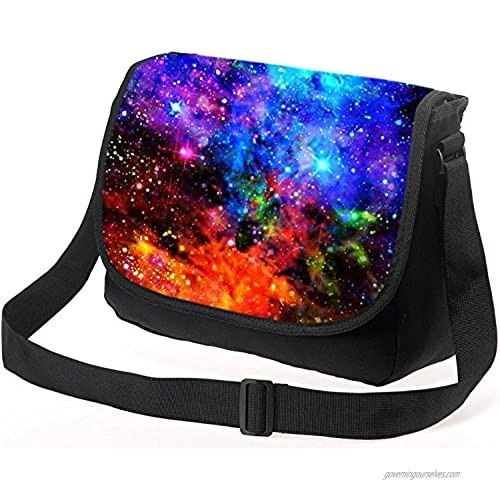 CAIWEI Canvas Printing Universe Space TrendyMax Galaxy Pattern Shoulder Bag (Starry sky)