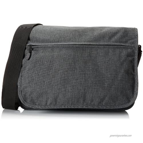 Everest Casual Laptop Messenger Briefcase  Charcoal  One Size
