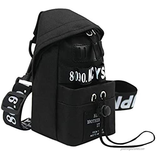 RARITYUS Freestyle Street Chest Sling Bag Mini Hip-hop Personality Phone Pouch Shoulder Messenger Bag for Women Girls