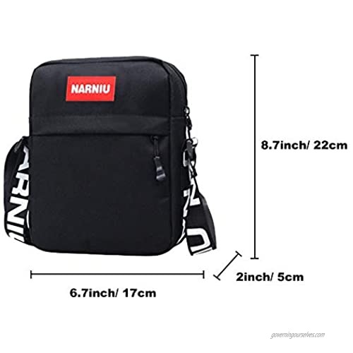 Small Crossbody Messenger Bag Handbag Phone Bag with Shoulder Strap for Outdoor