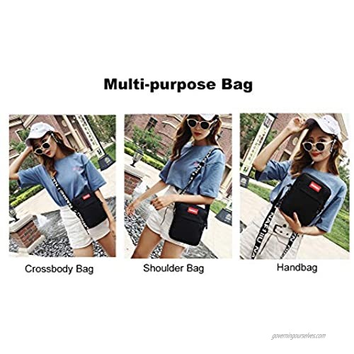 Small Crossbody Messenger Bag Handbag Phone Bag with Shoulder Strap for Outdoor