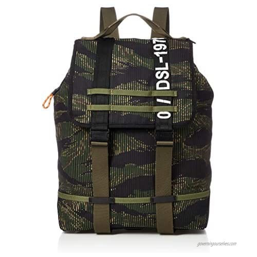 Diesel Men's CAGE Duffle M-Travel Bag camouflage Green UNI