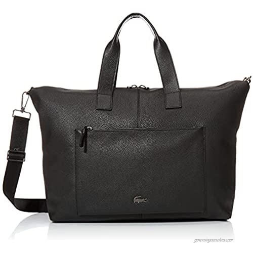 Lacoste Soft Mate Leather Weekender Bag  Without Color