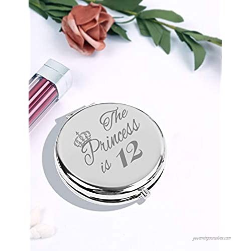 12th Birthday Gifts for Girls 12 Year Old Girl Gifts for Birthday Birthday Gifts for 12 Year Old Girls 12th Birthday Presents Girl 12th Birthday Mirror 12th Birthday Makeup Bag Cosmetic Bag