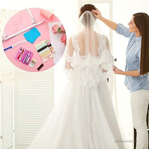Floral Wedding Survival Kit Wedding Day Emergency Kit Bridal Makeup Bag for Bride Bridal Shower Present Engagement Supply