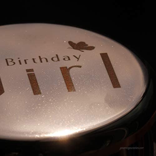 Girl Birthday Gifts Her Birthday Gifts Daughter Gifts-Birthday Girl- Makeup Mirror Rose Gold Birthday Novelty Gifts for Her Women Friends