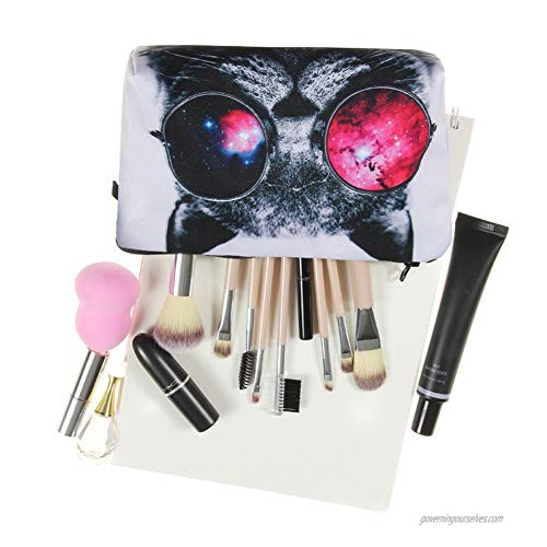 Jom Tokoy Unicorn Makeup Bag 3pcs/set Cosmetic Bag kitty Pencil Case (HZBZH2)