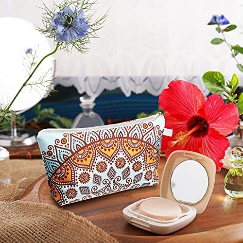 Large Cosmetic Bags Multipurpose Sublimation Blanks Bags DIY Heat Transfer Makeup Bags Toiletry Pouch Iron on Transfer Zipper Canvas Pencil Bag for Multi-Functional School Travel DIY Craft (16 Pieces)