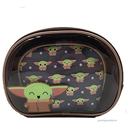 Loungefly Mandalorian Baby Yoda Grogu The Child 2 Piece Cosmetic Bag Set