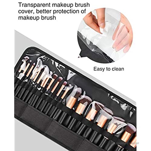 Makeup Brush Holders Makeup Brush Organizer Travel Makeup Brushes Bag Cosmetic Bags Pouch for Women Brushes Artist Pencil Pen case -Brushes Not included