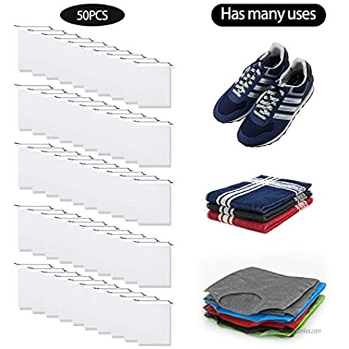 30 PCS Travel Transparent Shoe Bags -Waterproof Storage organizers With Drawstring packing pouch organizers