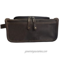 Canyon Outback Leather Goods  Inc. Canyon Outback Taylor Falls Leather Toiletry Bag  Brown  One Size