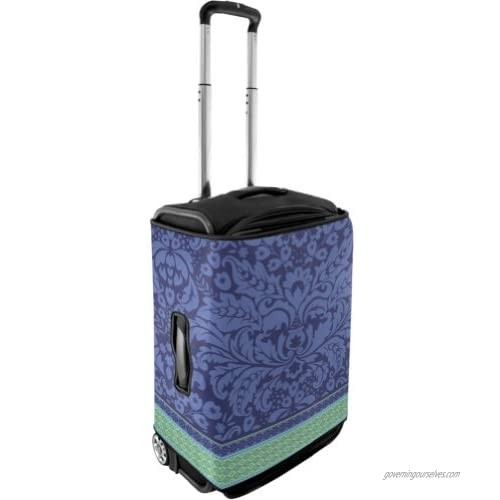 CoverLugg Large Luggage Cover - Violet Flowers