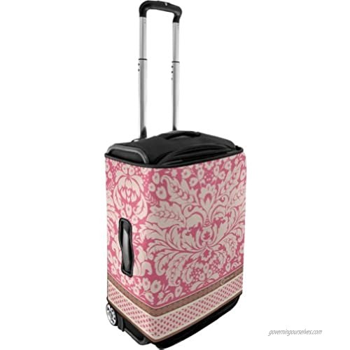 CoverLugg Small Luggage Cover - Pink Flowers (Flowers)