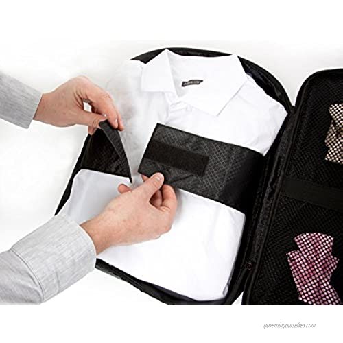 HOPEVILLE folded garment packing cube for wrinkle-free shirts and blouses premium travel organizer bag for safe transport in suitcase travelbag or carry-on
