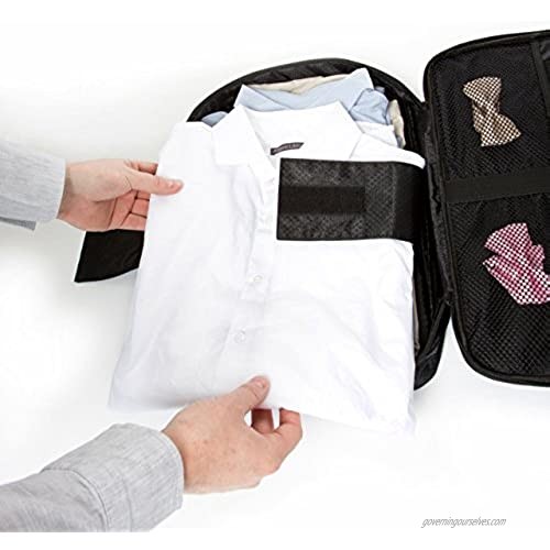 HOPEVILLE folded garment packing cube for wrinkle-free shirts and blouses premium travel organizer bag for safe transport in suitcase travelbag or carry-on