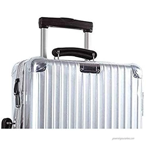 Luggage Skin Protector Clear PVC Transparent Cover for Classic Flight Series (for 971.63.00.4) With Gray Zipper