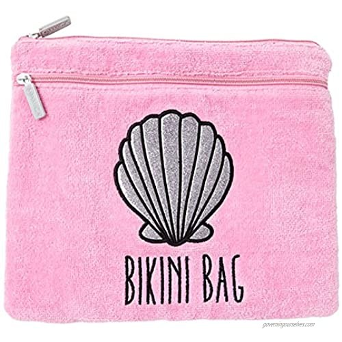 Miamica Mermaid Bikini Bag Pink/Silver One Size