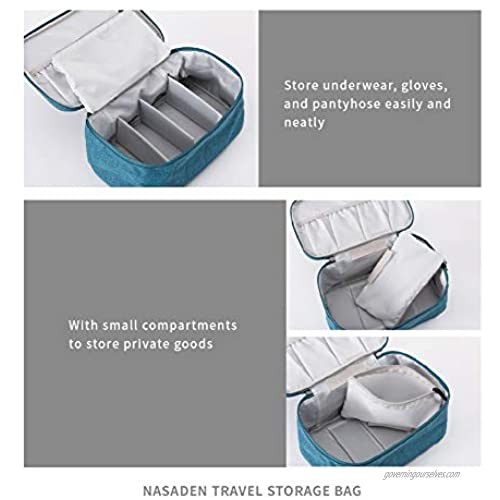 NaSaDen Travel Bra/Underwear Storage Bag -Portable Packing Cube Fashion HQ amazing packing waterproof organizers best travel drawer dividers for women/girls Clothing & Closet Storage …