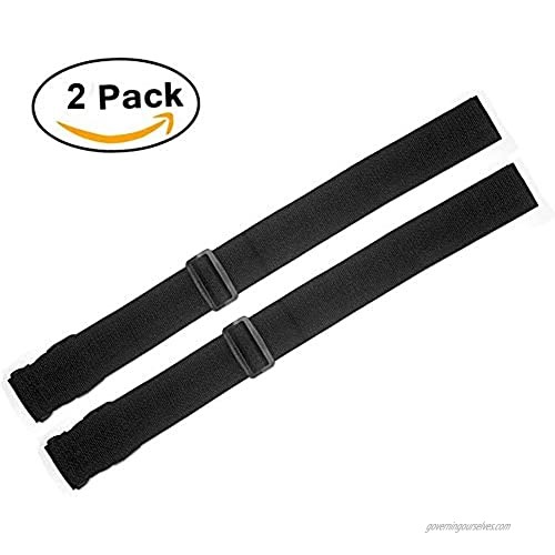 V-BEST 2 Pack Luggage Straps Belt for Suitcase Travel Accessories Bag Straps(Black)