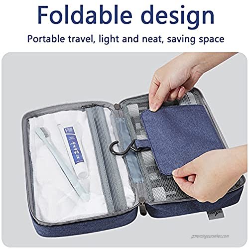 Fashion Travel Bag Organizer Waterproof Makeup Pouch Toiletry Bag with Sturdy Hook Lightweight Cosmetic Bag，Travel waterproof toiletry bag storage bag