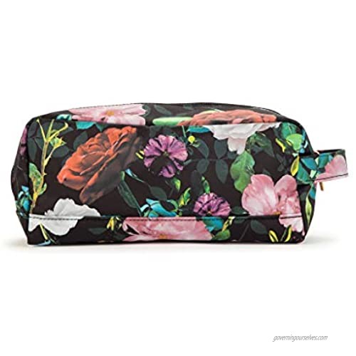 JuJuBe | Be Dapper Train Case | Toiletry Cosmetic Travel Organizer Bag for Men and Women