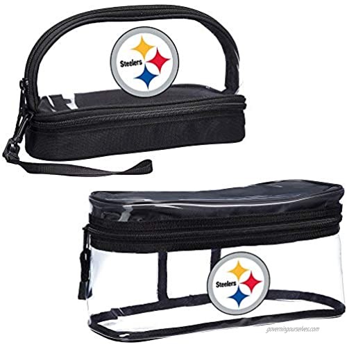 NFL Pittsburgh Steelers 2-Piece Travel Set  10.75" x 4.5" x 5.5"