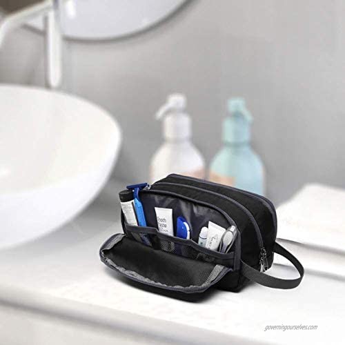 Travel Toiletry Bag for Men Women Cambond Shaving Dopp Kit Cosmetic Makeup Organizer Bathroom Shower Bag with Hanging Strap