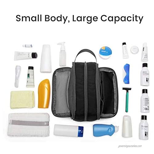 Travel Toiletry Bag for Men Women Cambond Shaving Dopp Kit Cosmetic Makeup Organizer Bathroom Shower Bag with Hanging Strap