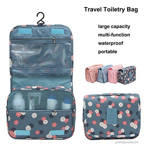 Travel Toiletry Bag Hanging Cosmetic Makeup Bag Organizer for Women Girls and Men