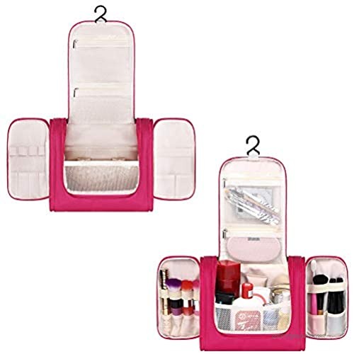 VOCUS Large Capacity Travel Toiletry HandBag Portable Waterproof Bag Makeup Storage Bag for Women or Men