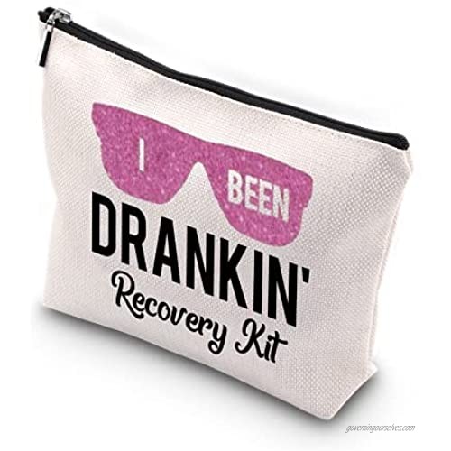 WCGXKO I've Been Drankin Bag Bachelor Party Favor Bags Bachelorette Party Survival Kit Bags Hangover Kit (I've Been Drankin)