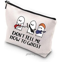 WCGXKO TV Show Inspired Cosmetic Bags Don’t Tell Me How To Ghost Band Makeup Bag