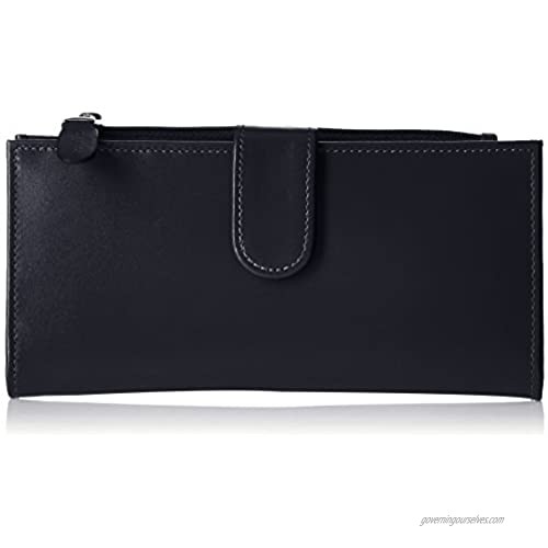 Claire Chase Women's Slimline Wallet  Black Patent  One Size