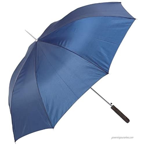 All-Weather 48 Inch Polyester Auto Open Umbrella - Navy
