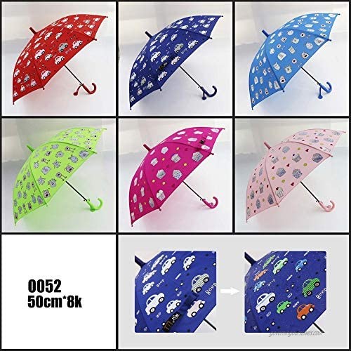 Color Changing Stick Umbrella (Light Blue)