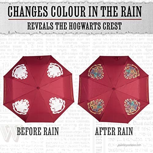 Harry Potter Hogwarts Colour Change Umbrella