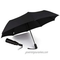 Kobold 3 Fold Automatic - Auto Open Close Strong Lightweight Teflon Coating Umbrella (black)