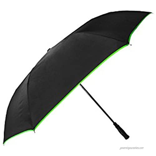 Natico 60-46-BK-GN Inversa Umbrella  Black & Green  48"