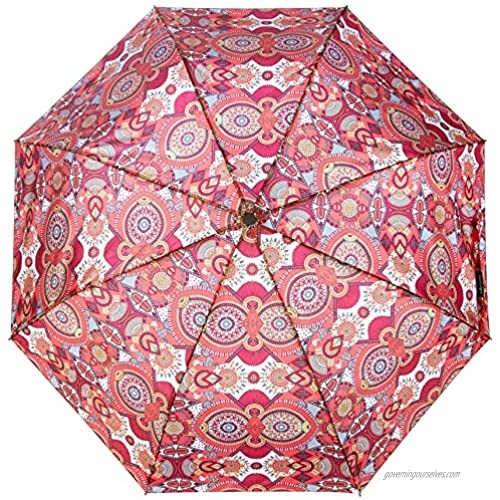 Sakroots Women's Umbrella Ruby Wanderlust One Size