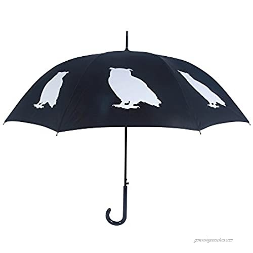 San Francisco Umbrella Co  Black/White Owl Umbrella