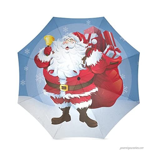 Santa Claus Father Christmas Folding Rain Umbrella/Parasol/Sun Umbrella