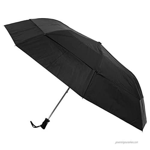 Totes Stormbeater Automatic Double Vented Folding Umbrella
