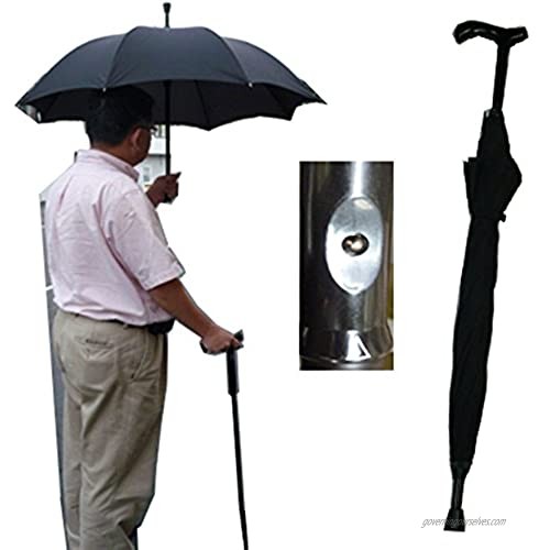 Vista International Walking Stick Umbrella/Black Camping & Hiking Equipment Multicolor