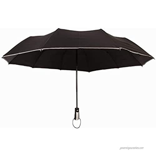 10-Rib Compact Windproof Teflon Quality Folding Umbrella