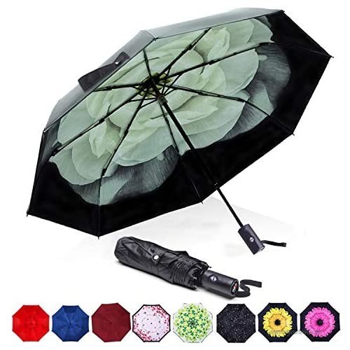 ABCCANOPY Umbrella Windproof Sun & Rain Umbrellas Folding Compact Umbrella Portable Lightweight UV resistant