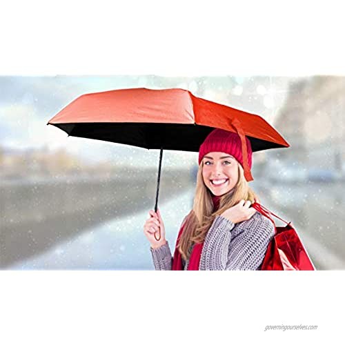 Catwalk Mini Travel Umbrellas for Rain Portable Capsule Outdoor Umbrella for kids Fits in Pocket or Purse Lightweight Outdoor Toddler Umbrella-UV Protection For Men Women kids umbrella (Red)