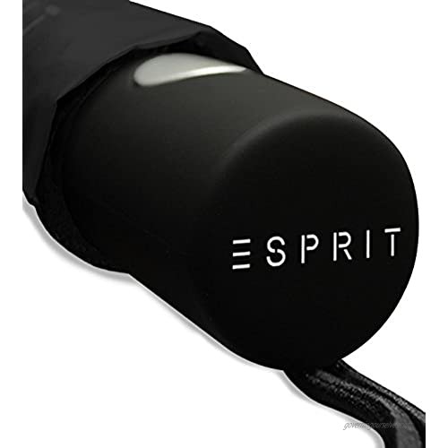 Esprit Automatic Super Mini Umbrella-M5555-black Black 42 IN